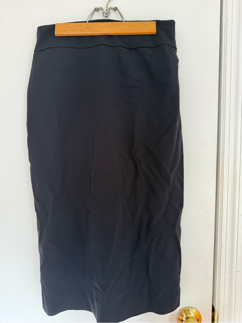 Women's Black Straight Midi Skirt size 2